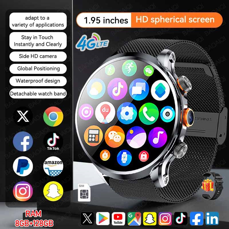 Seaweed Snack - 5G/4G Full Netcom Смарт-часы 680*680 AMOLED
