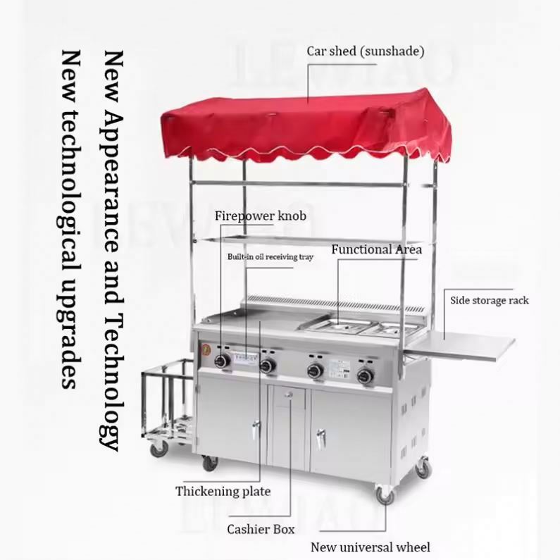 Мобильный фудтрак-прицеп из не – обзор и цена Food Snacks Catering