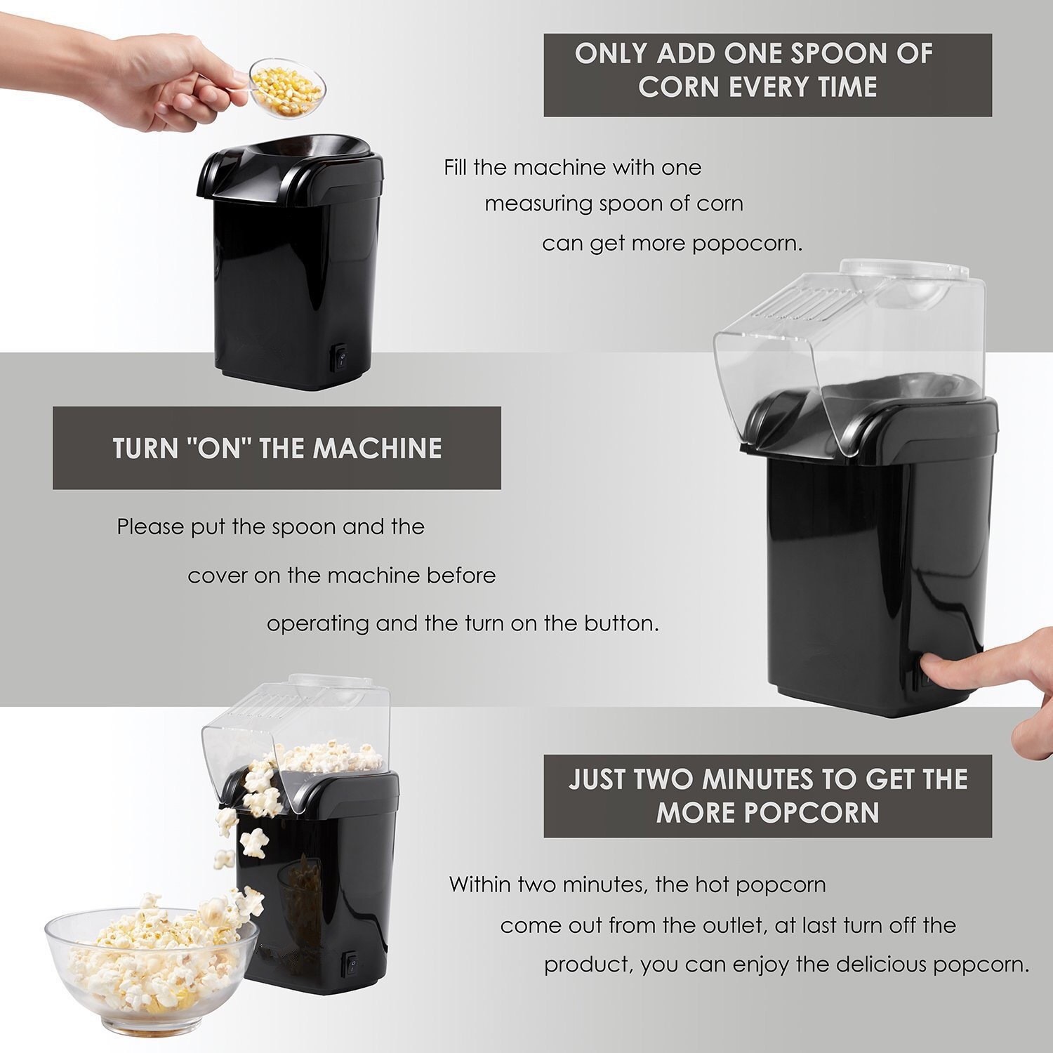 Простая в использовании машина – обзор и цена Popcorn